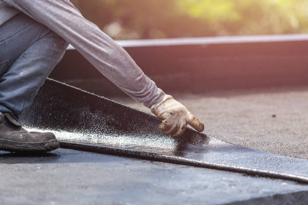 Professional Waterproofing technician working in Macedon, NY
